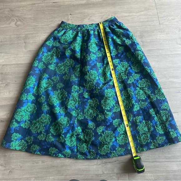 EUC Sunday in Brooklyn Jacquard Midi Skirt - size petite small - Picture 3 of 9